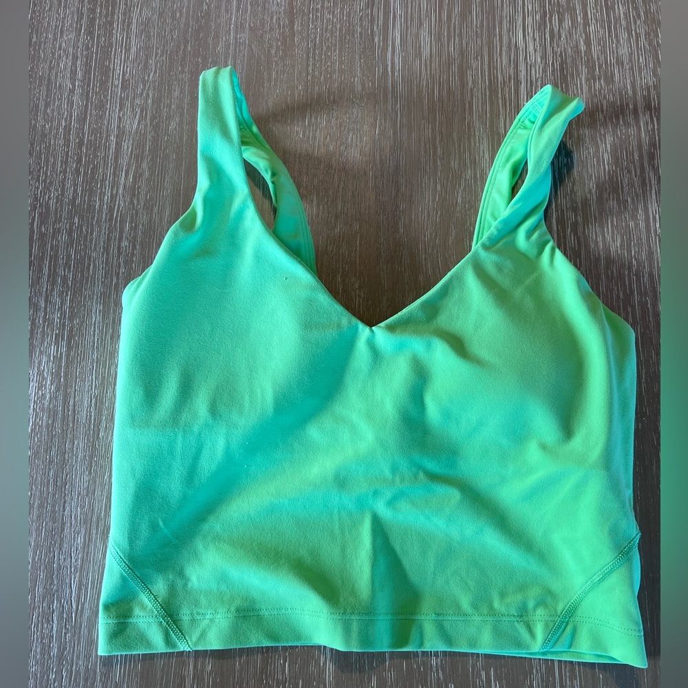 Lululemon Align Tank Top in Scream Green Light Size 4